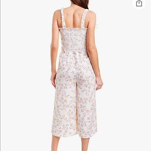 Ali & Jay Rose Bowl Floral Wide Leg Crop Jumpsuit NWT - Picture 7 of 7